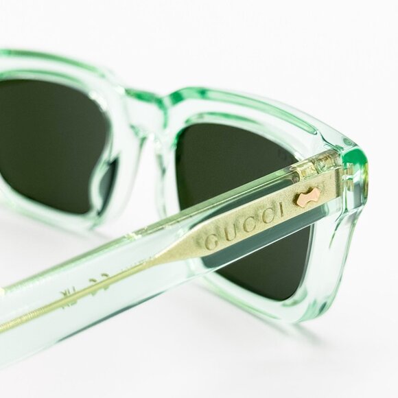 NEW GG1524S 004 GUCCI UNISEX GREEN SUNGLASSES GUCCI - Picture 8 of 9